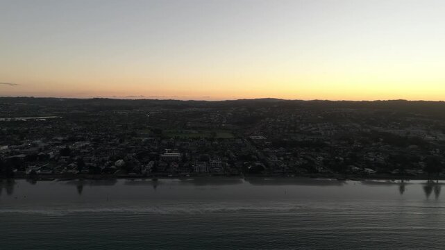 Orewa Dusk Cinematic Landscape Frame