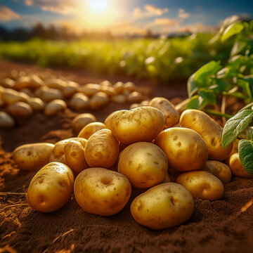 Kartoffeln nach der Ernte