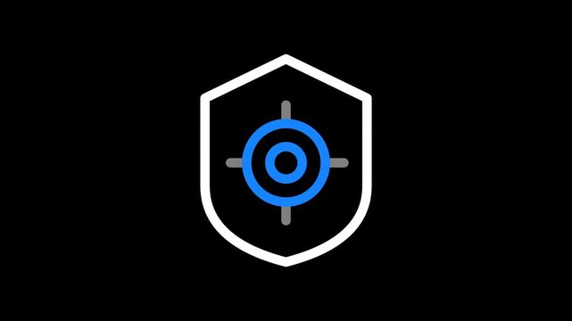 Animated data sovereignty icon representing data control, privacy regulations, and jurisdiction compliance. Ideal for cybersecurity systems, cloud governance, and secure data management.