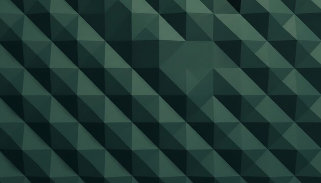 Dark Green Geometric Pattern Abstract Background.