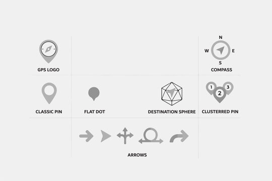 icon vector pin map gps location color icon , map pin icon