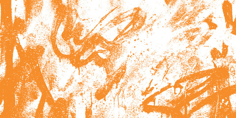 Abstract orange and white spray paint texture background with paint splatter street art abstract background distressed creative backdrop artistic splatter © plustration