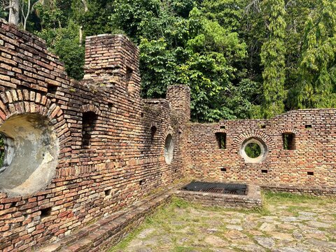 Ruins of Dutch fort at Pangkor island in Perak, Malaysia