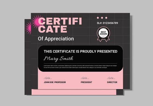 Certificate Template