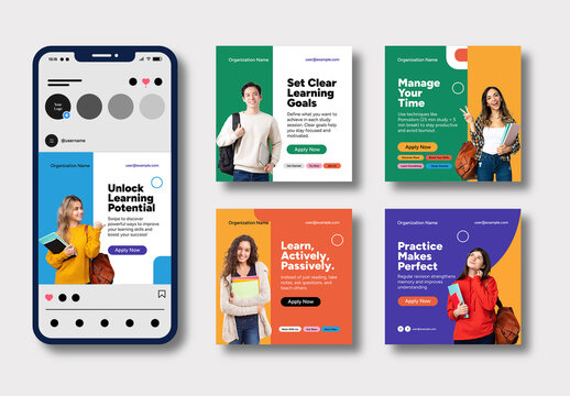 Educational Journey Social Media post