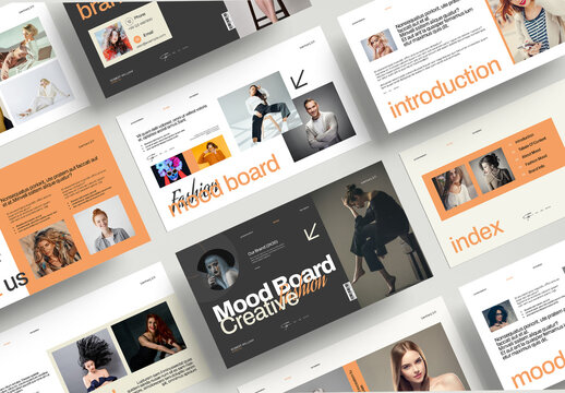Fashion Mood Board Presentation Template
