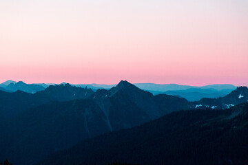 Obraz premium Mount Rainier Sunrise 