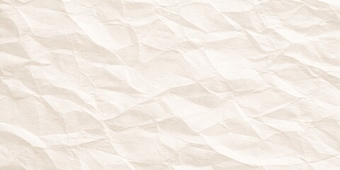 Fototapeta premium Detailed crumpled paper texture with grain for vector background design