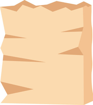 Minimal paper bag illustration, simple eco-friendly packaging ideal for shopping, retail, and sustainable product designs.