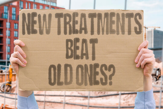 "New Treatments Beat Old Ones?" Emerging immunotherapy and targeted therapy options are proving more effective than traditional chemo in some cases. CANCER. TREATMENT. MODERN. IMMUNE. TARGETED.
