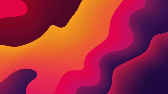 Abstract Liquid Wavy Gradient Background Loop Animation.