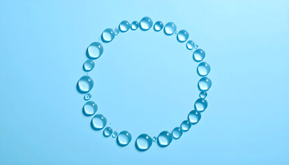 Obraz premium 水滴リングミニマル構図