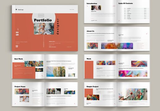 Designer Portfolio Landscape Template