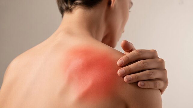 Shoulder pain, sore muscles, backache, body ache, health issue