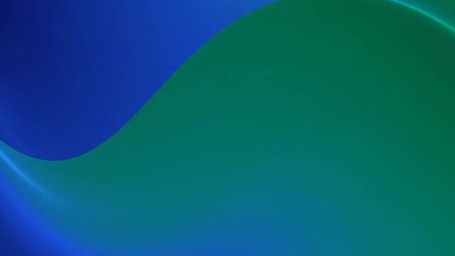 Smooth Blue Green Abstract Flowing Gradient Waves Background