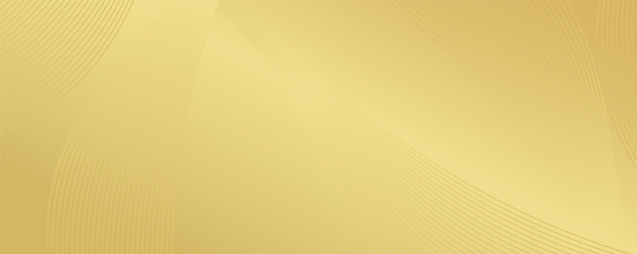 Contemporary technology cover design set. Luxury gold background line pattern (guilloche curves). Premium golden vector tech backdrop for business template, digital certificate
