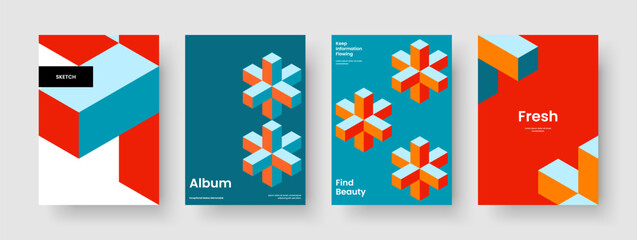 Obraz premium Abstract Flyer Design. Geometric Business Presentation Template. Modern Poster Layout. Report. Background. Brochure. Banner. Book Cover. Catalog. Pamphlet. Portfolio. Brand Identity. Newsletter