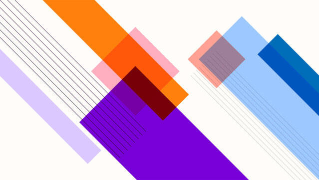 Modern Abstract Background with Minimalist Geometric Lines Shapes Flat Colorful Frame Design Vector. Good for Website Banners, Corporate Presentations, Branding, Posters, Social Media