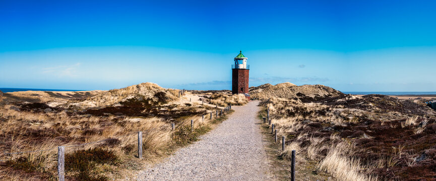 Leuchtturm Quernarkenfeuer auf Sylt.