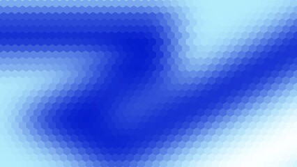 Obraz premium light blue and blue gradient hexagon surface design. gradient background for business, etc. horizontal background with hexagon pattern and center gradient