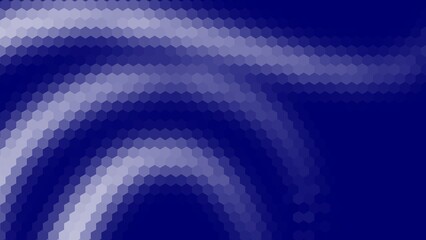 Obraz premium horizontal background with blue and white gradient hexagon pattern