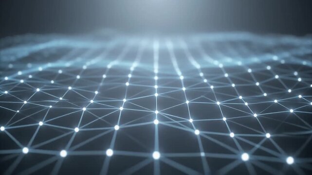 Intelligent Light Grid System Background for AI SaaS Loop