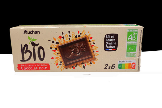 Petit beurre au chocolat de chez Auchan