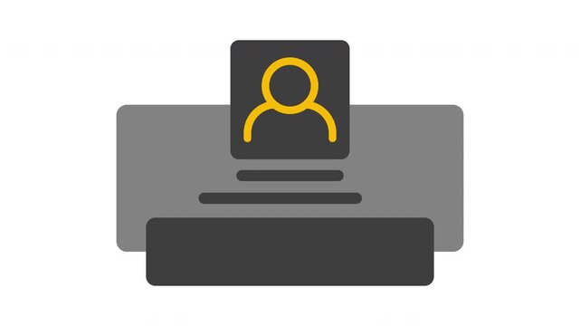 User Profile Review Card Five Star Rating Motion Icon with Avatar Feedback Testimonial Customer Satisfaction Panel Interface Ecommerce and Fintech Application Transparent Alpha Channel