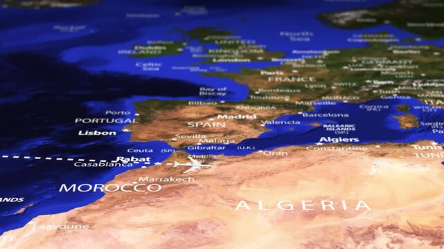 Flight From New York USA to Cairo EGYPT with flag pins