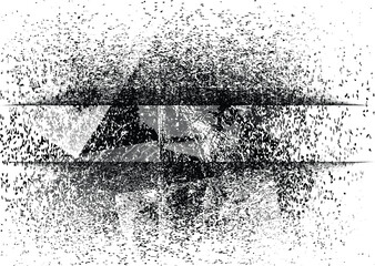 Obraz premium Rolled ink texture print . Distress Grunge background . Scratch, Grain, Noise, grange stamp .Place texture Over any Object to Create Grungy Effect .Rough edges vector. 