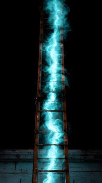 Pulsating Jacobs Ladder Plasma Arc Climbs Dramatically, Showcasing Experimental Electricity, Neon Energy, and Visual Impact