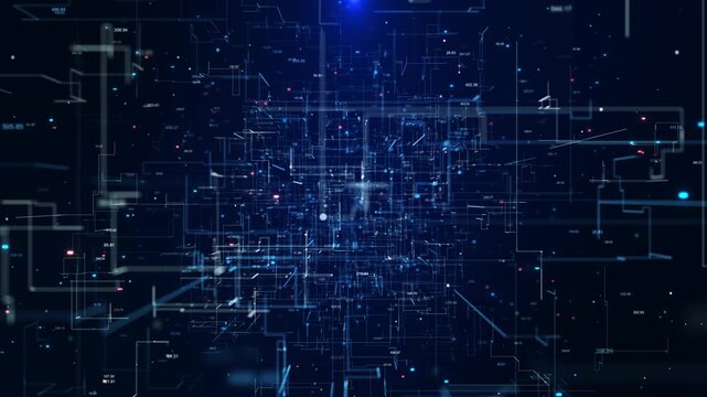 Futuristic Abstract Digital Data Grid Matrix Background lines numeric streams information network, big data analytics visuals, artificial intelligence cybersecurity presentations, advanced computing