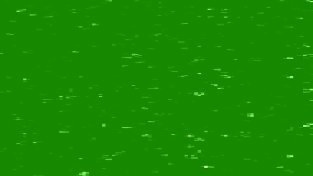 Damage and scratches old film overlay effect. old film glitch effect overlay on green background. Full HD. 4K