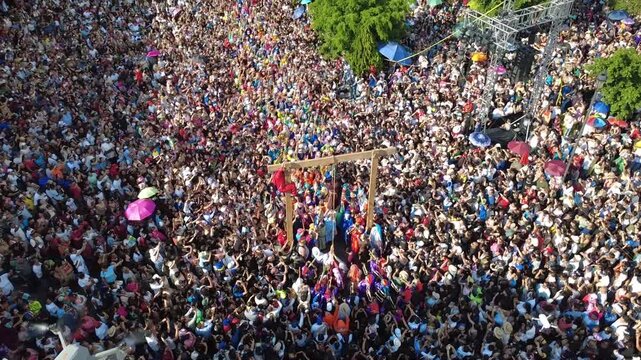 Representaci&oacute;n tradicional de la Judea y el Ahorcamiento de Judas en Semana Santa en Pur&iacute;sima del Rinc&oacute;n Guanajuato M&eacute;xico