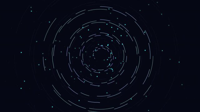 Cyan circuit terraces warp and fragment in dense, hypnotic motion, visualizing microscopic data corruption and logic failure. Ideal for semiconductor and electronics brand content.