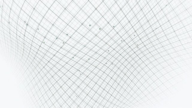 Emerald interference waves scan a macro-grid over a clinically pure void, simulating synthetic-biological wireless network signal mapping. Perfect for 5G and telecom brand films.