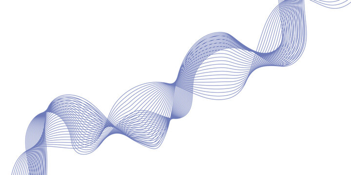 a flowing blue wave with elegant lines dances gracefully, offering a visual representation of fluidity and movement, perfect for conveying dynamic concepts.