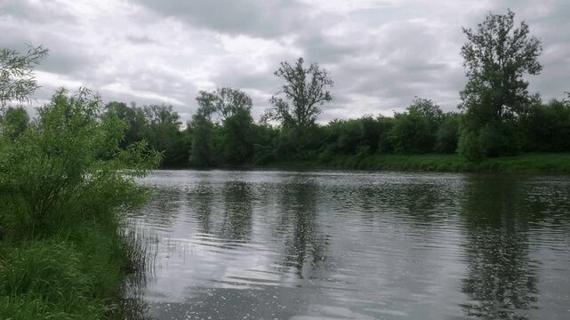 Southern Urals in summer: the Yuryuzan mountain river.