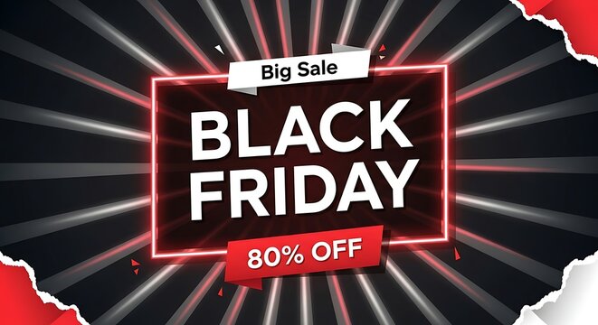 Black friday sale advertisement explosive deals and discounts for shoppers