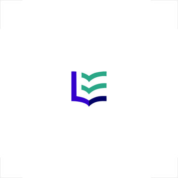 This minimalist education logo featuring an open book and success checkmarks is ideal for online learning platforms, academic institutions, professional certification services, and modern corporate 