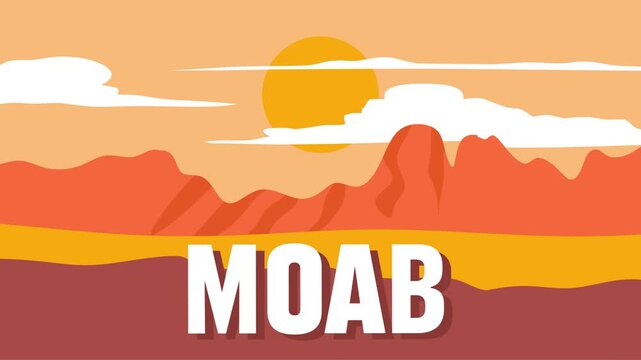 moab utah with stunning desert views