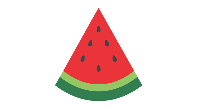 watermelon, fruit, slice Watermelon slice, fruit icon, summer food, vector graphic isolated on White Background summer, icon