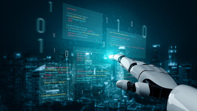 AI auditing faulty programming code, detecting anomalies, insecure logic, and suggesting corrections in a humorous and flawed code example. Vouch