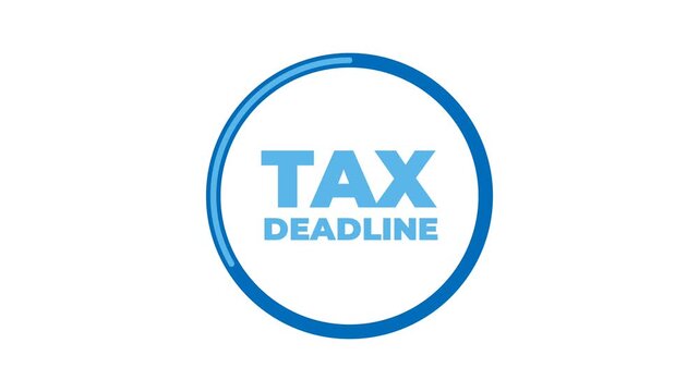 Important Tax Deadline Reminder Icon for Financial Planning