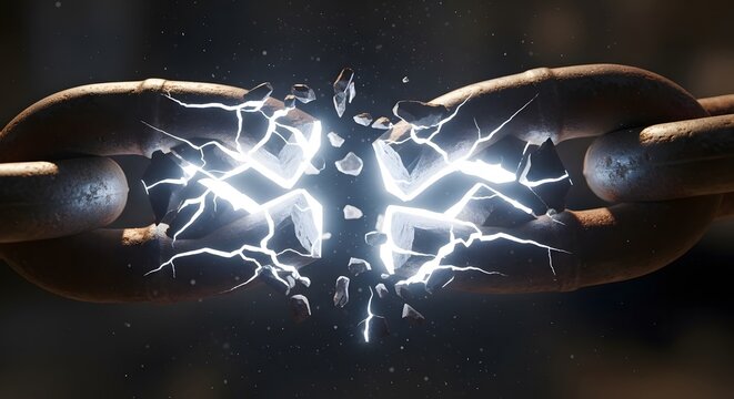 A dramatic depiction of hands creating and controlling a powerful surge of bright crackling electrical energy in darkness