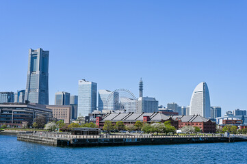 Naklejka premium 神奈川県横浜市みなとみらい