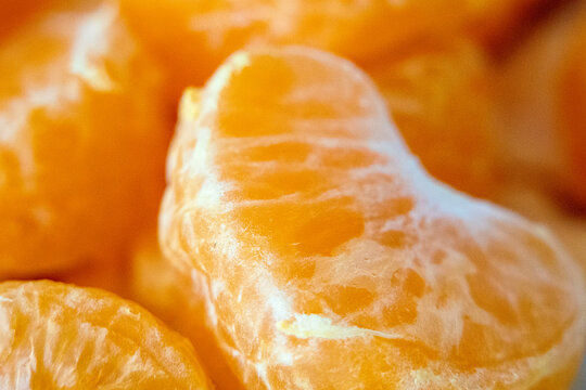 orange slices closup under lights