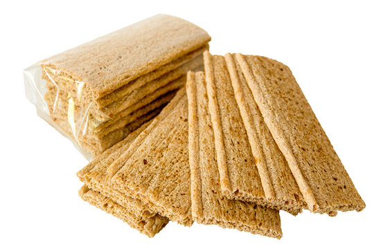 Crispbread is served on a table for people to eat