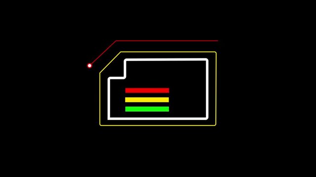 Neon Close-up of businessman using holographic tax interface, featuring virtual icons for online tax payment, income tax return, digital tax filing, and financial account overview.