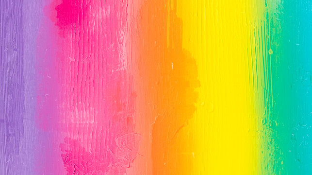Vibrant Rainbow Gradient Textured Abstract Background with Colorful Paint Strokes. Dynamic Artistic Wallpaper for Creative Design, Presentations & HD 4K 8K Displays.